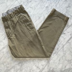 BB Milano Slim-Fit Chino Pants 34W/30L in Sage Gray/Green